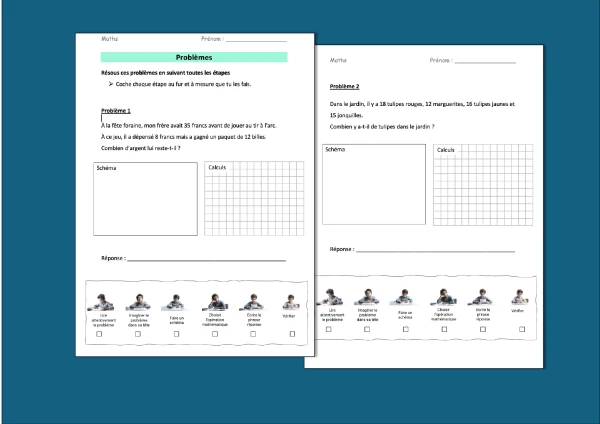 Problèmes additifs et soustractifs 1