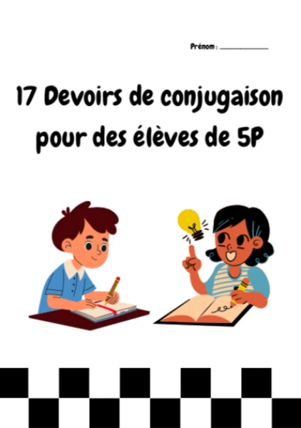 17 Devoirs de conjugaison 5P