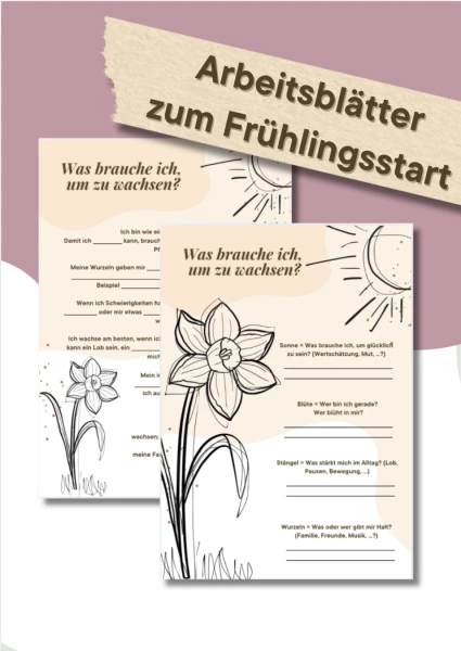 Arbeitsblätter zum Frühlingsstart