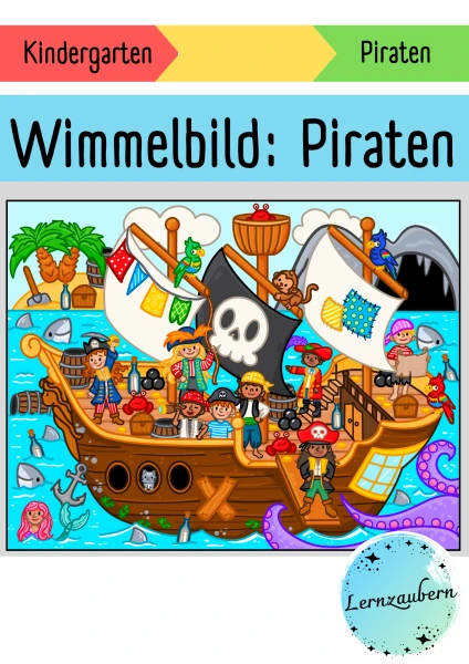 Wimmelbild Piraten