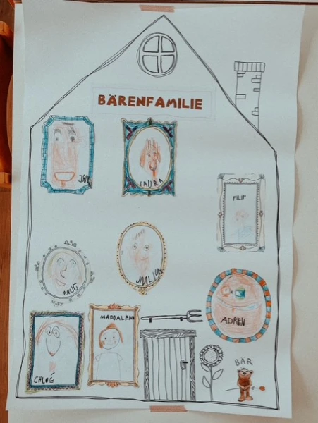 Bilderrahmen im "Janosch - Stil"