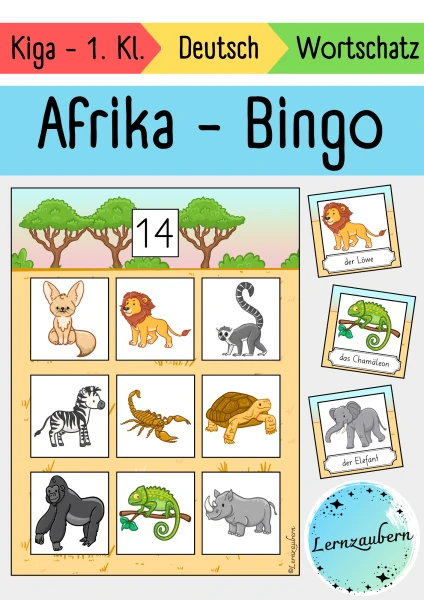 Bilderbingo: Afrika / Safari