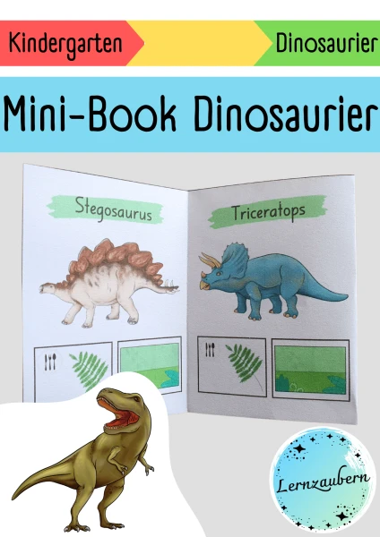 Mini-Book Dinosaurier