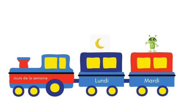 Train des jours de la semaine