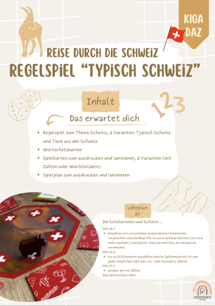 Jeu de règles Typiquement suisse