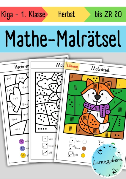 Malen nach Zahlen: Herbst