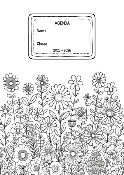 Déco pour agenda