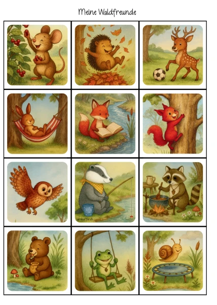Images : mes amis de la forêt