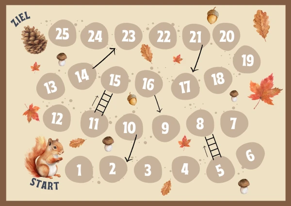 Herbst Leiterlispiel