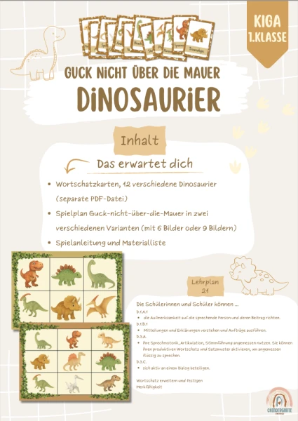 Guck nicht über die Mauer - Dinosaurier