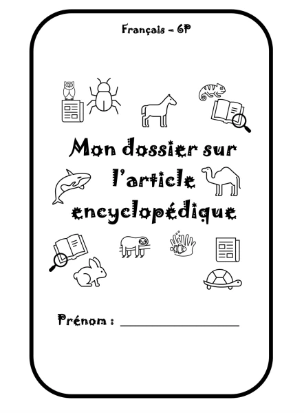 Dossier - Article encyclopédique animalier