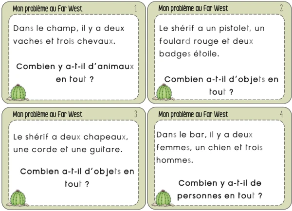 problèmes à illustrer