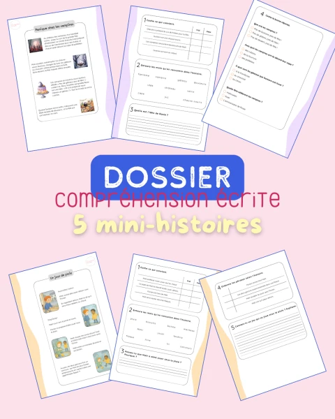 3P 4P - français - dossier - comprendre des textes