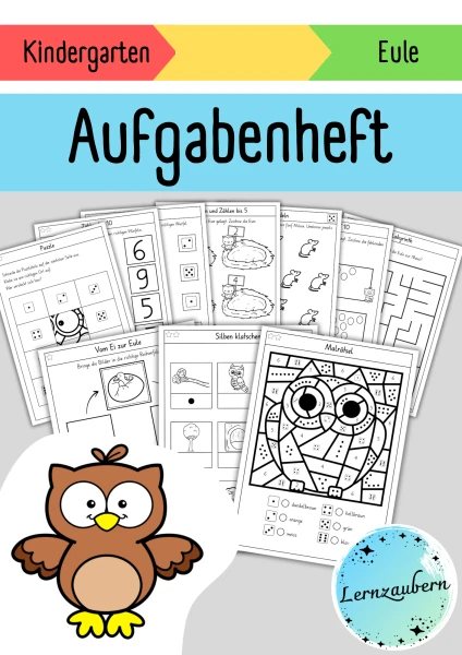 Aufgabenheft Eule (Kindergarten)