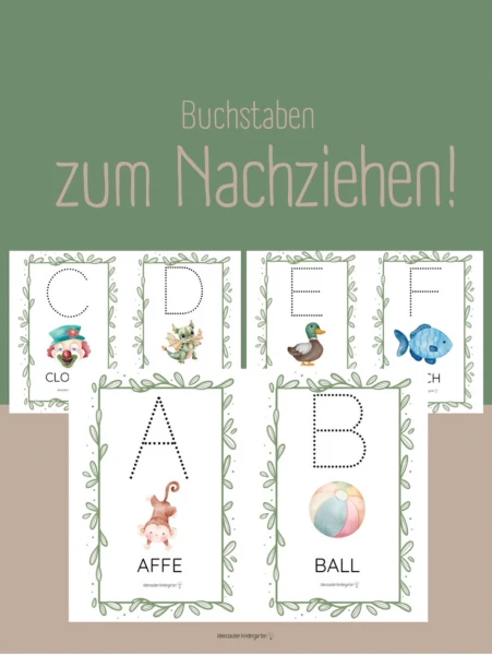 ABC zum Nachziehen