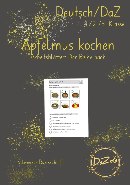 Rezept ordnen - Apfelmus kochen