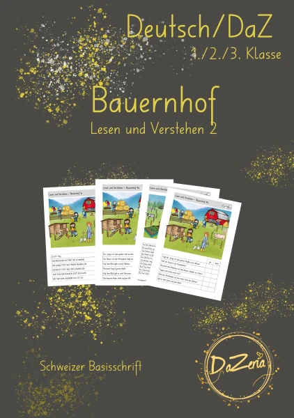 Lesen und verstehen Bauernhof