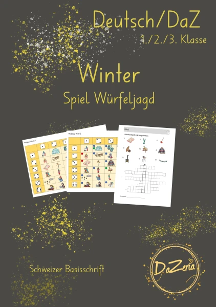 Winter - Rätsel & Spiel Würfeljagd