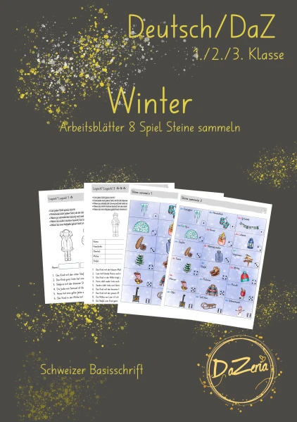 Winter - Lesen und Verstehen & Spiel