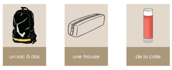 cartes - l'école / la classe