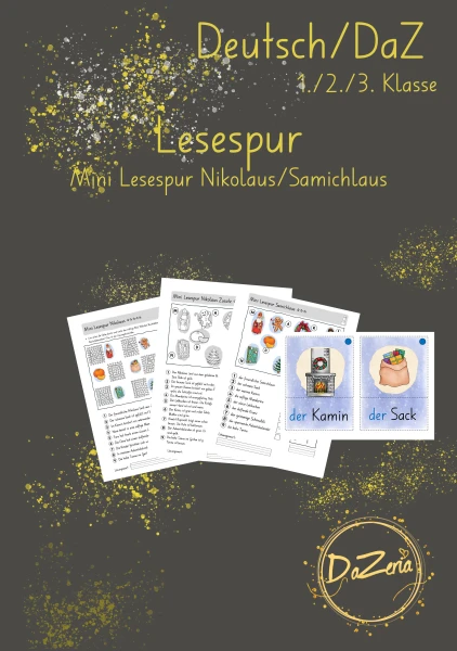 Mini Lesespur Samichlaus/Nikolaus