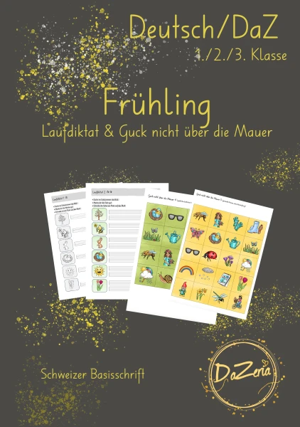 Frühling Laufdiktat & Guck nicht über die Mauer
