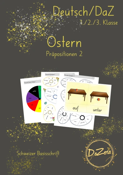 Ostern - Präpositionen & Spiel