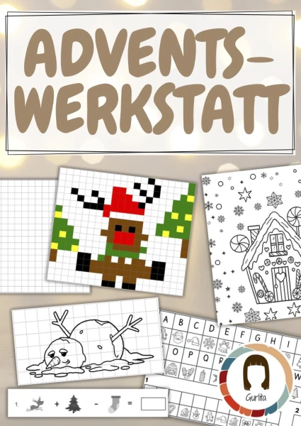 Weihnachtsheft oder Adventskalender