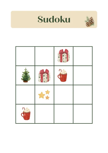 Weihnachten Sudoku