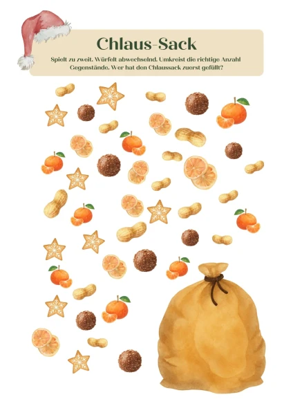 Weihnachten Chlaussack