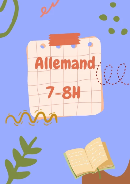 Allemand 7H-8H - Grilles de conjugaison (théorie)