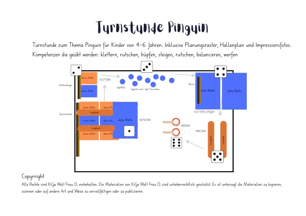 Turnstunde Pinguin