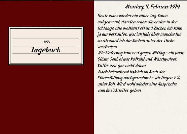 DDR Tagebucheinträge - fiktiv
