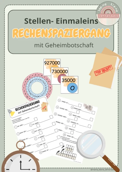 Rechenspaziergang - Stellen-Einmaleins