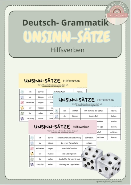 Unsinn-Sätze Hilfsverben