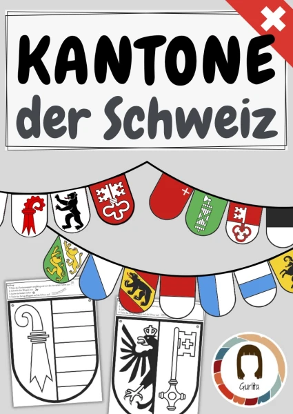 Girlande - Wimpelkette - Schweiz