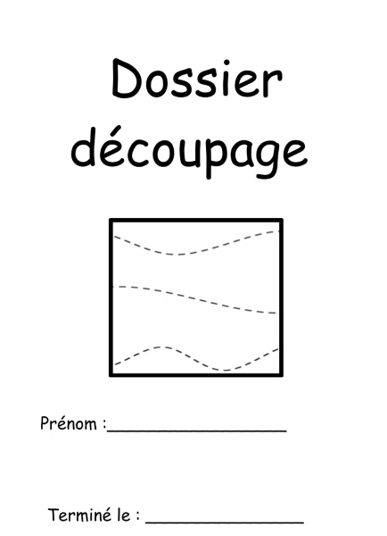 Dossier découpage