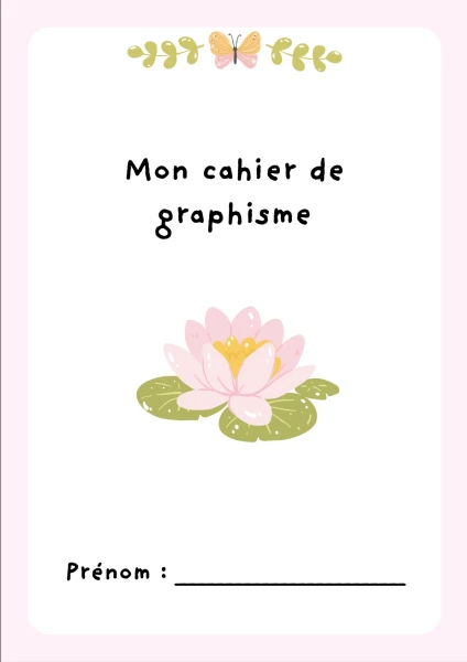 Cahier de graphisme