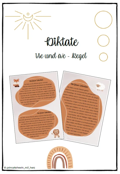 Diktate i/ie+ ä/e-Regel