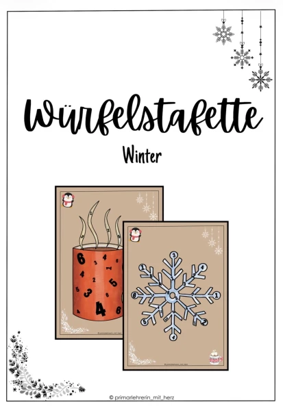 Würfelstafette Winter