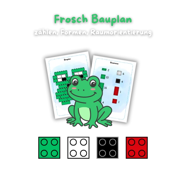 🐸 Plan de construction Lego® Jeu éducatif