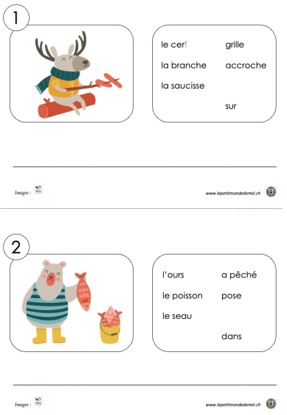Création de phrases