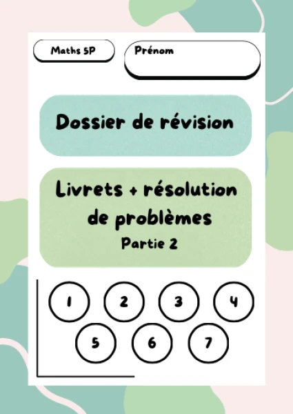 Dossier révision livrets + problèmes (partie 2)