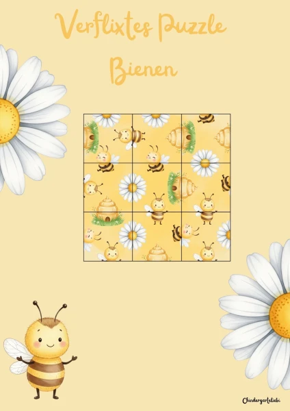Verflixtes Puzzle Bienen