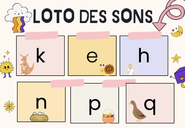 Loto des sons simples