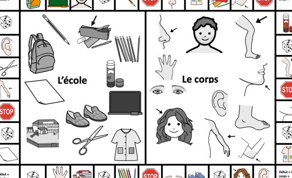Jeu de plateau – L’école & Le corps