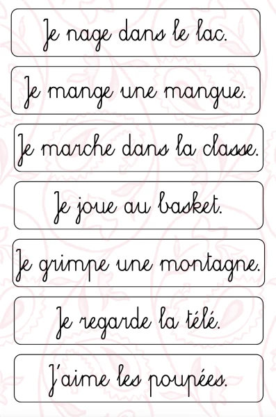 Atelier verbes à l'infinitif en -er 4H