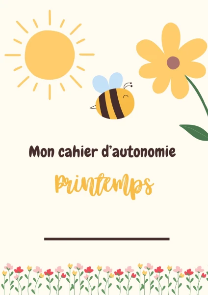 Mon cahier d’autonomie du Printemps - 2H