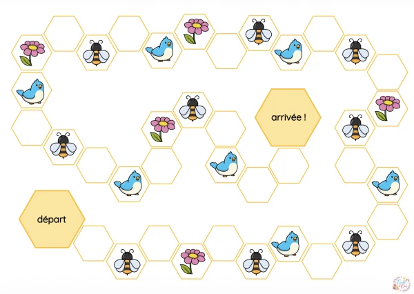 Jeu de plateau abeilles