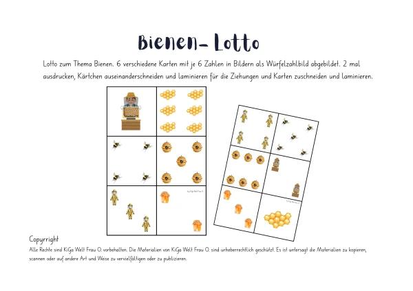 Bienen Lotto